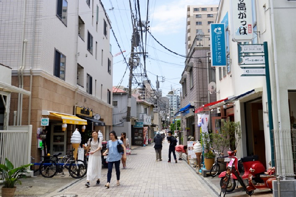 Koshigoe Shopping street